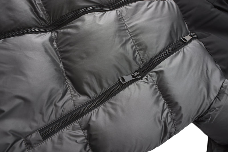 Dual-Fabric Padded Jacket