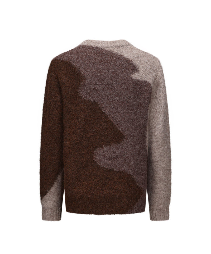 MEN CREW NECK KNITTED SWEATER