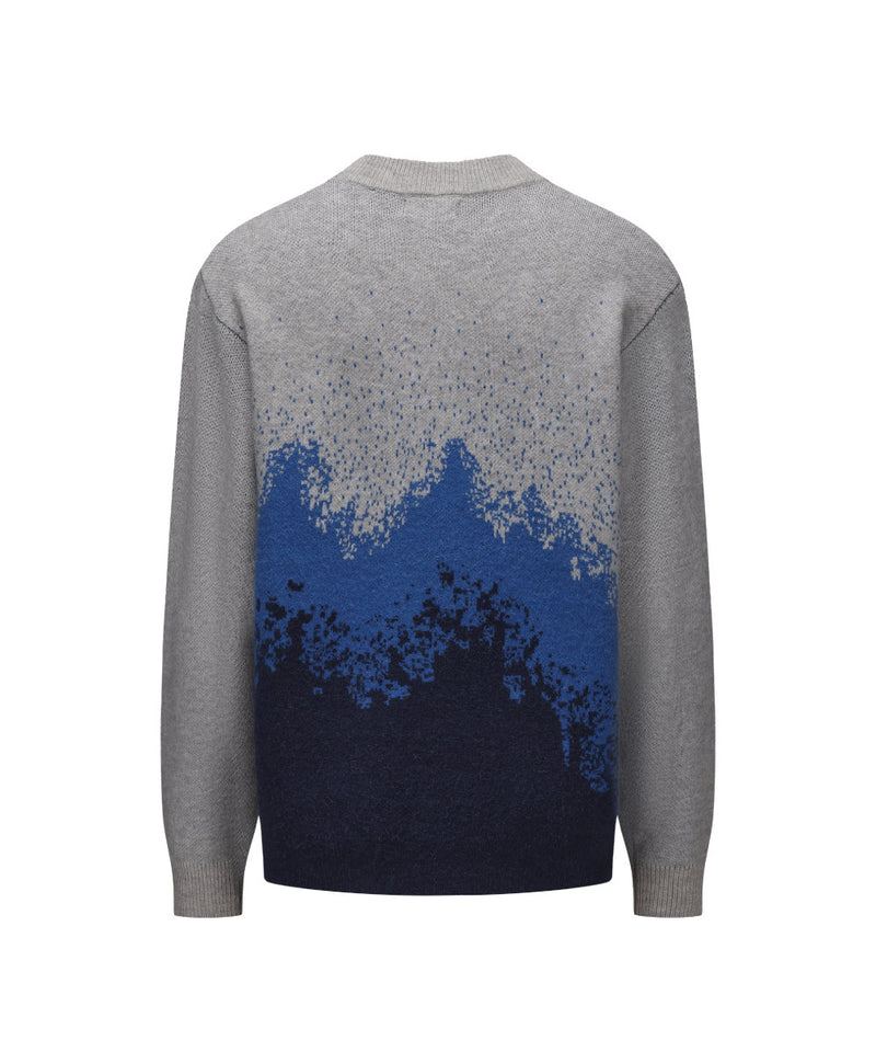 MEN CREW NECK KNITTED SWEATER