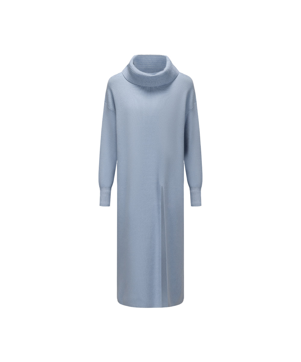 Women Turtle Neck Knitted Dress
