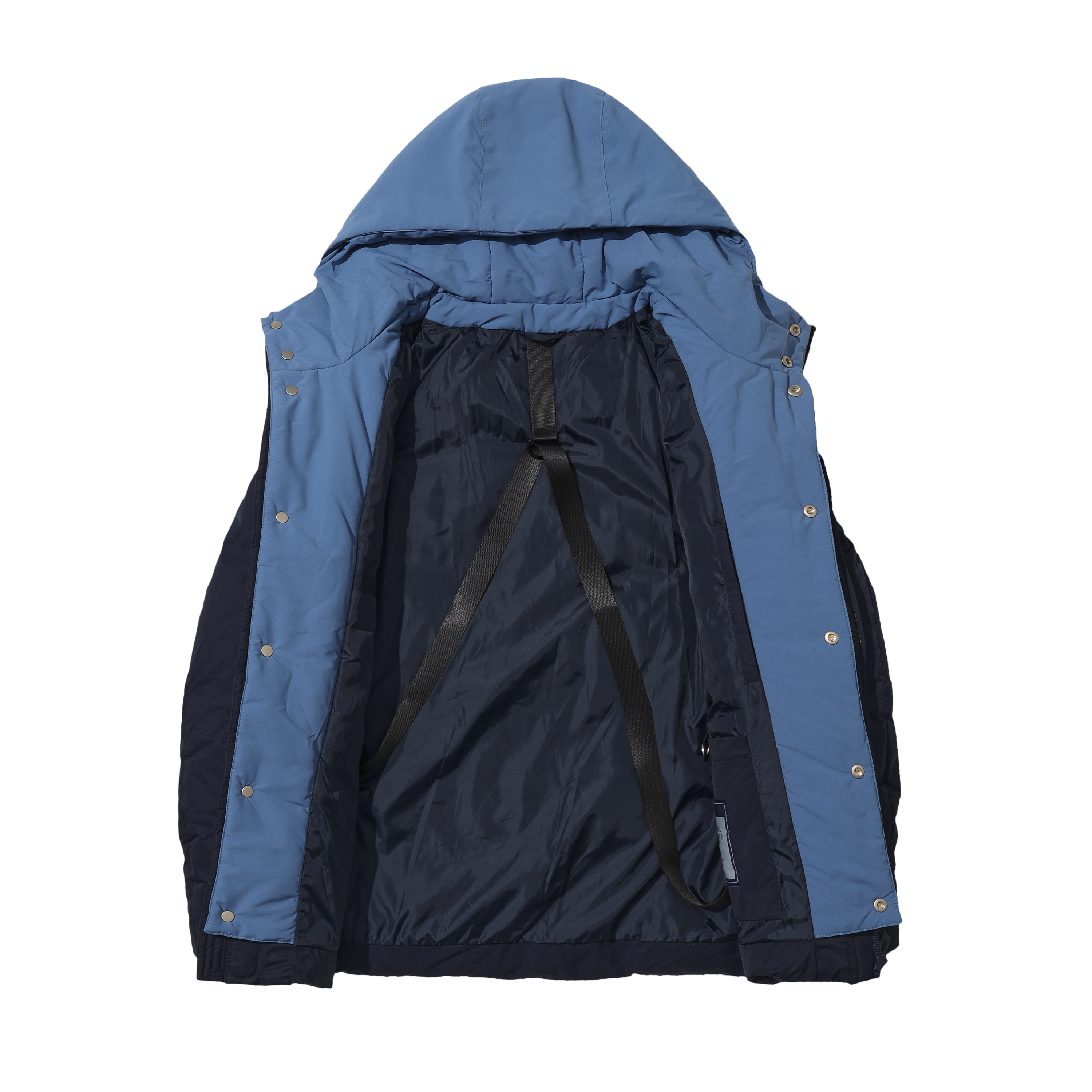 Men Contrast Color Padded Jacket