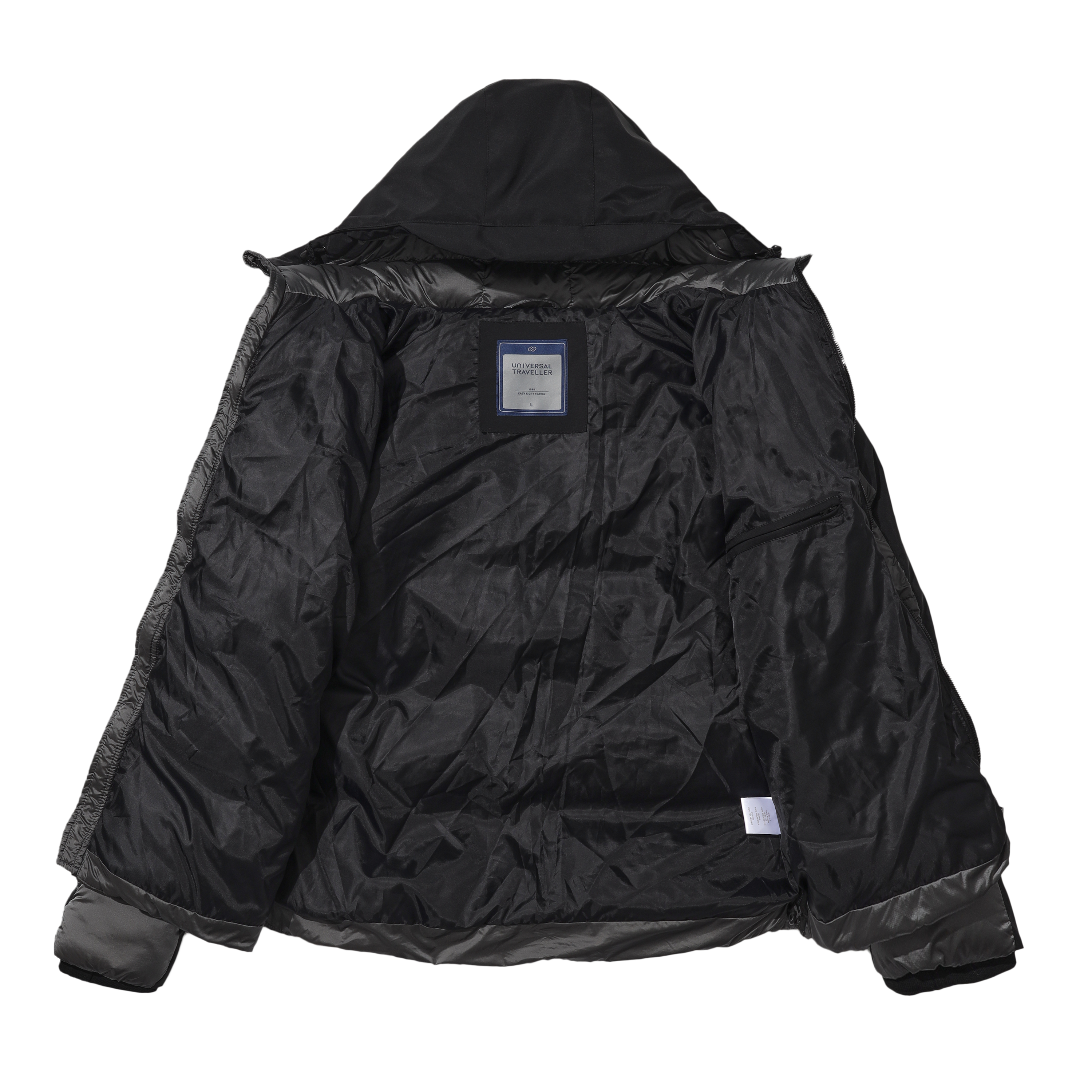 Men Dual-Fabric Padded Jacket