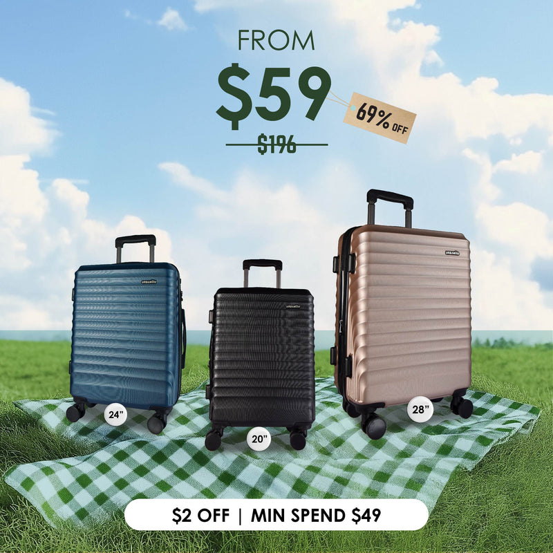 (NEW LAUNCH  URBANlite LUSH  20" / 24" / 28" 360° 8-Wheel Spinner | TSA Lock I Expandable |Hard Case Luggage-ULH 22912