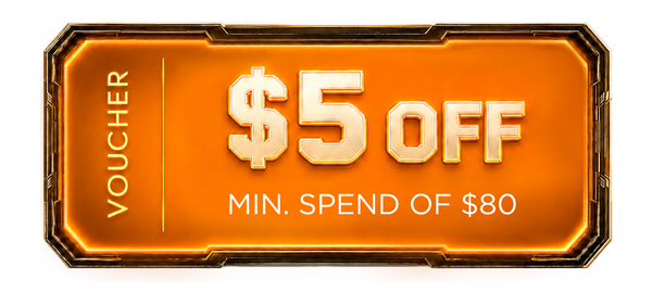 $5 OFF voucher - Minimum spend $80