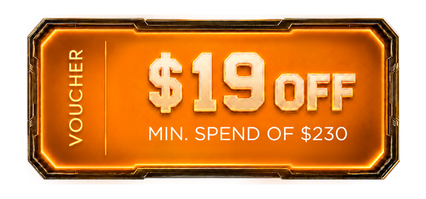 $19 OFF voucher - Minimum spend $230