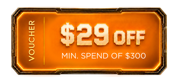 $29 OFF voucher - Minimum spend $300