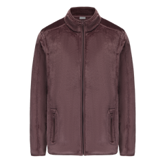 Adult Unisex Basic Fleece Jacket - PLUM