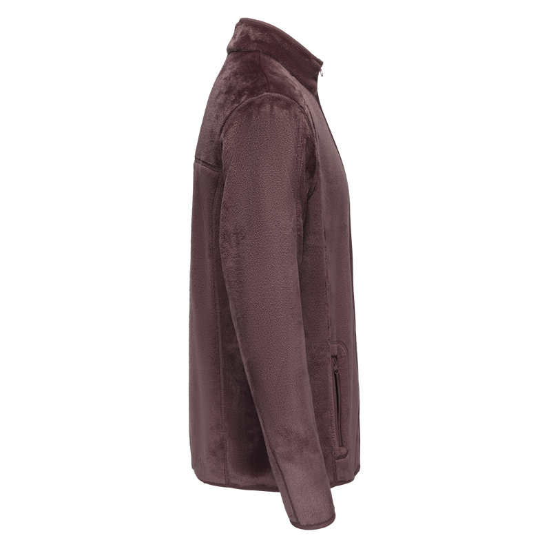 Adult Unisex Basic Fleece Jacket - PLUM