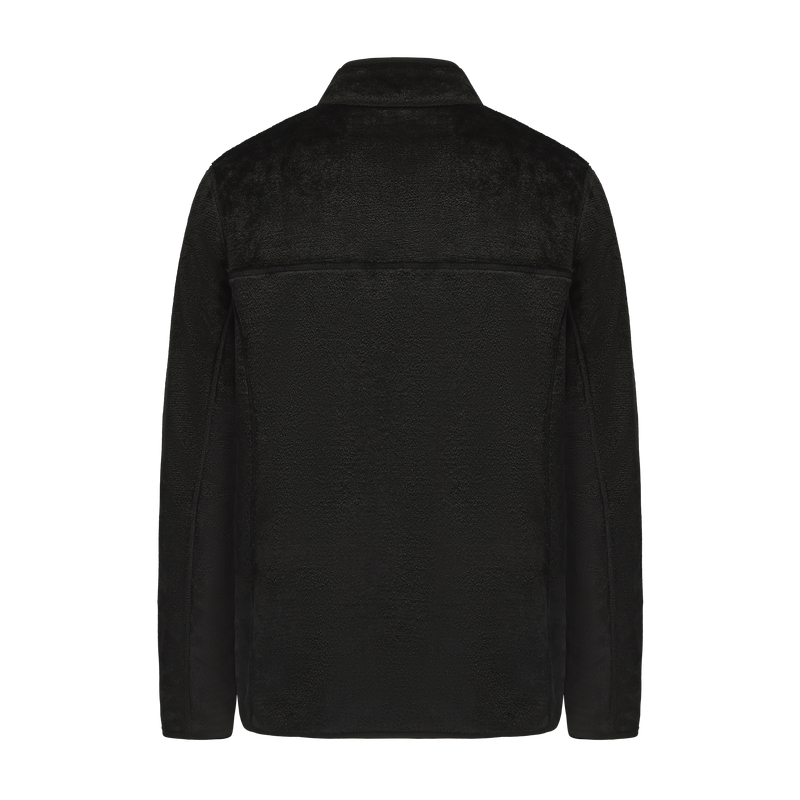 Adult Unisex Basic Fleece Jacket - BLACK