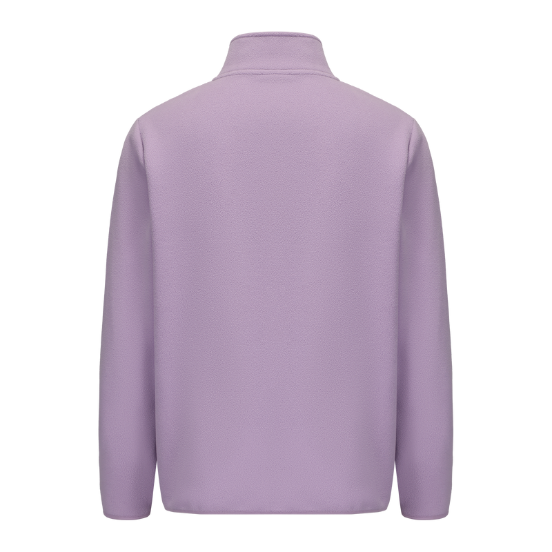 Unisex Basic Polar Fleece Jacket - LILAC