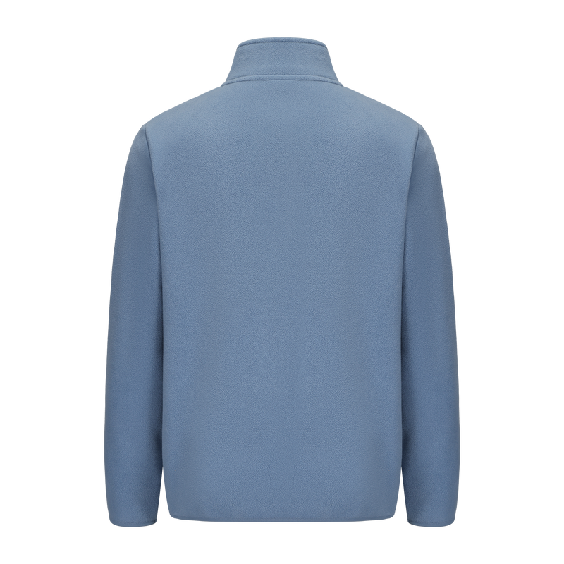 Unisex Basic Polar Fleece Jacket - BLUE