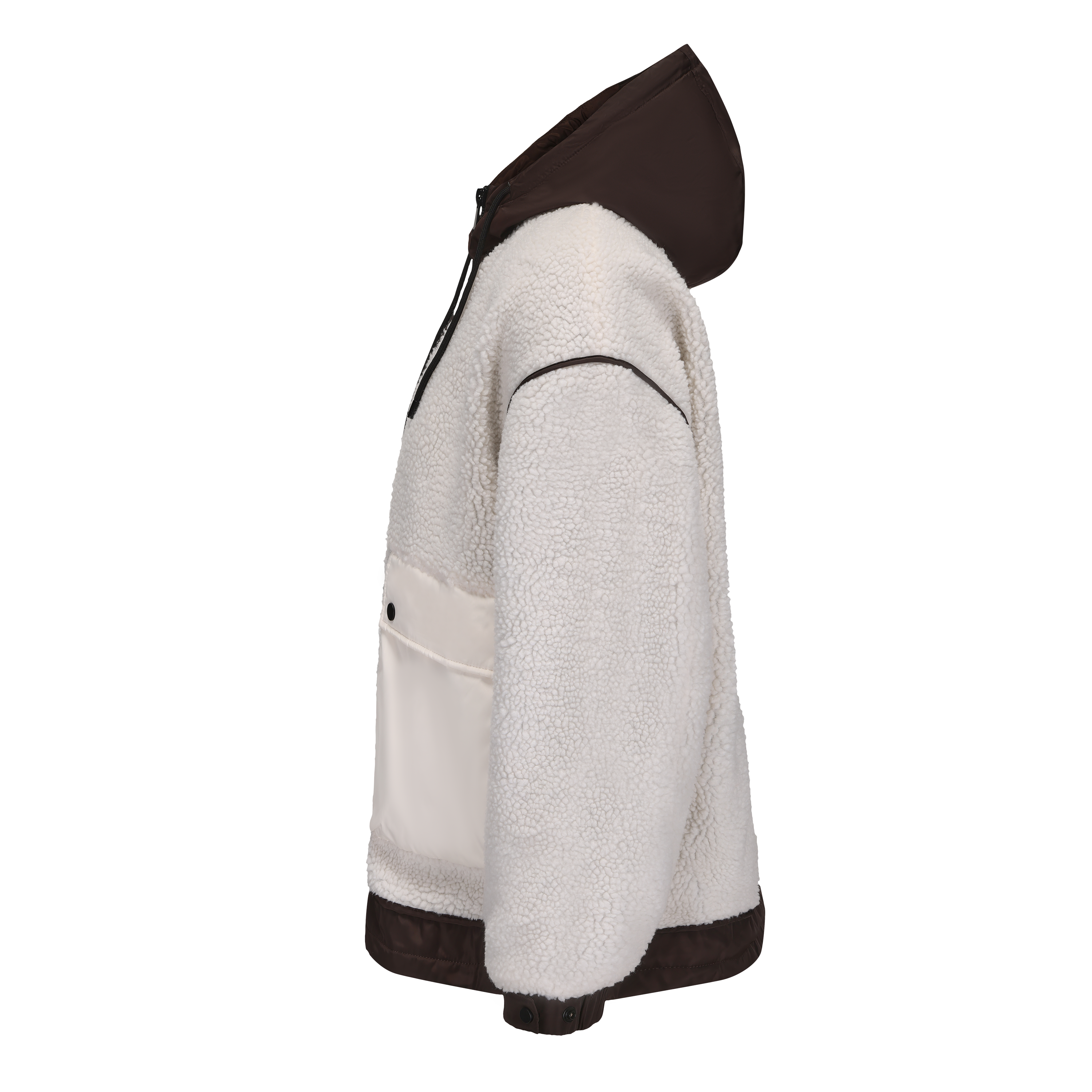Plush Sherpa Hoodie Fleece Jacket