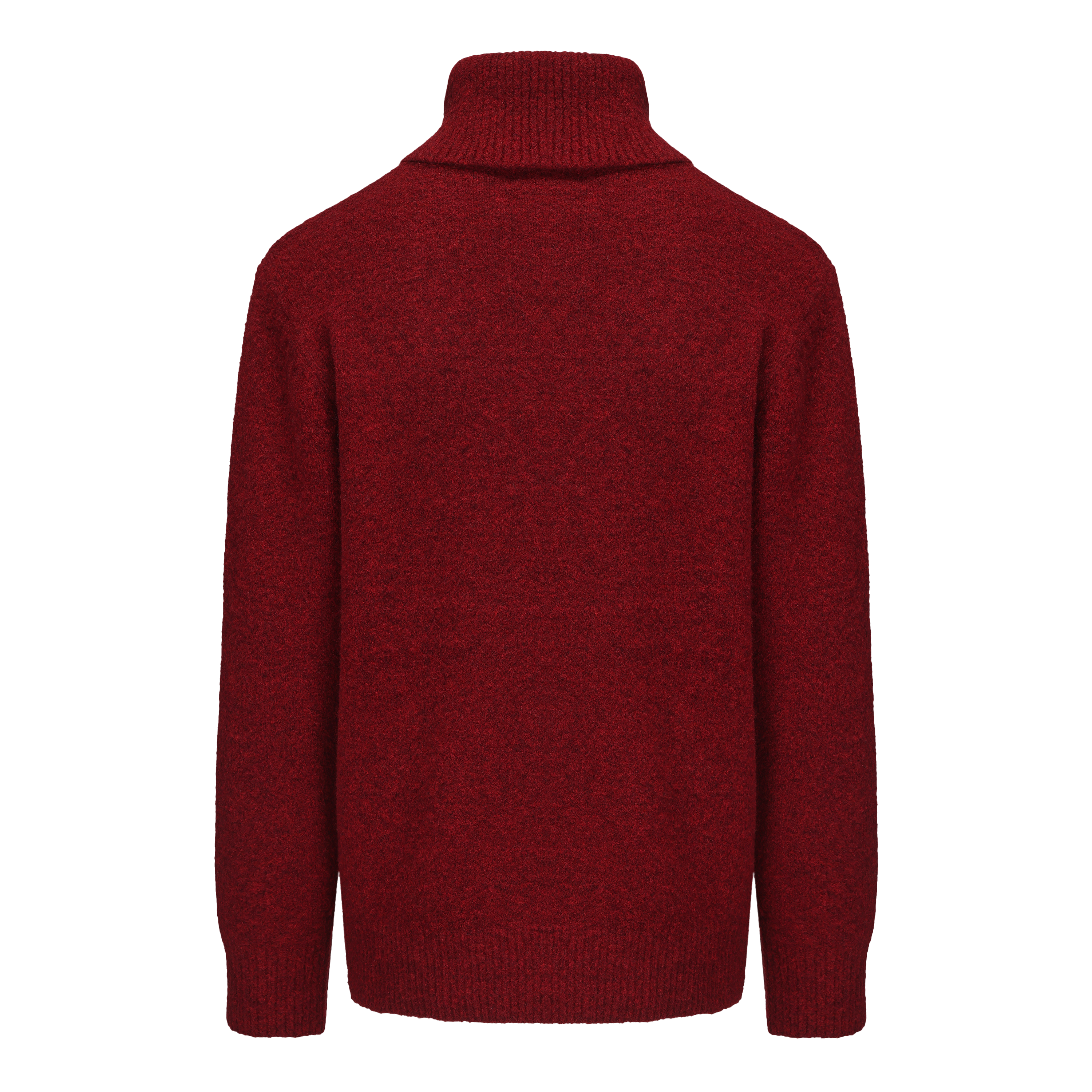 Wool Blend Turtleneck Knitted Sweater