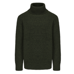 Wool Blend Turtleneck Knitted Sweater