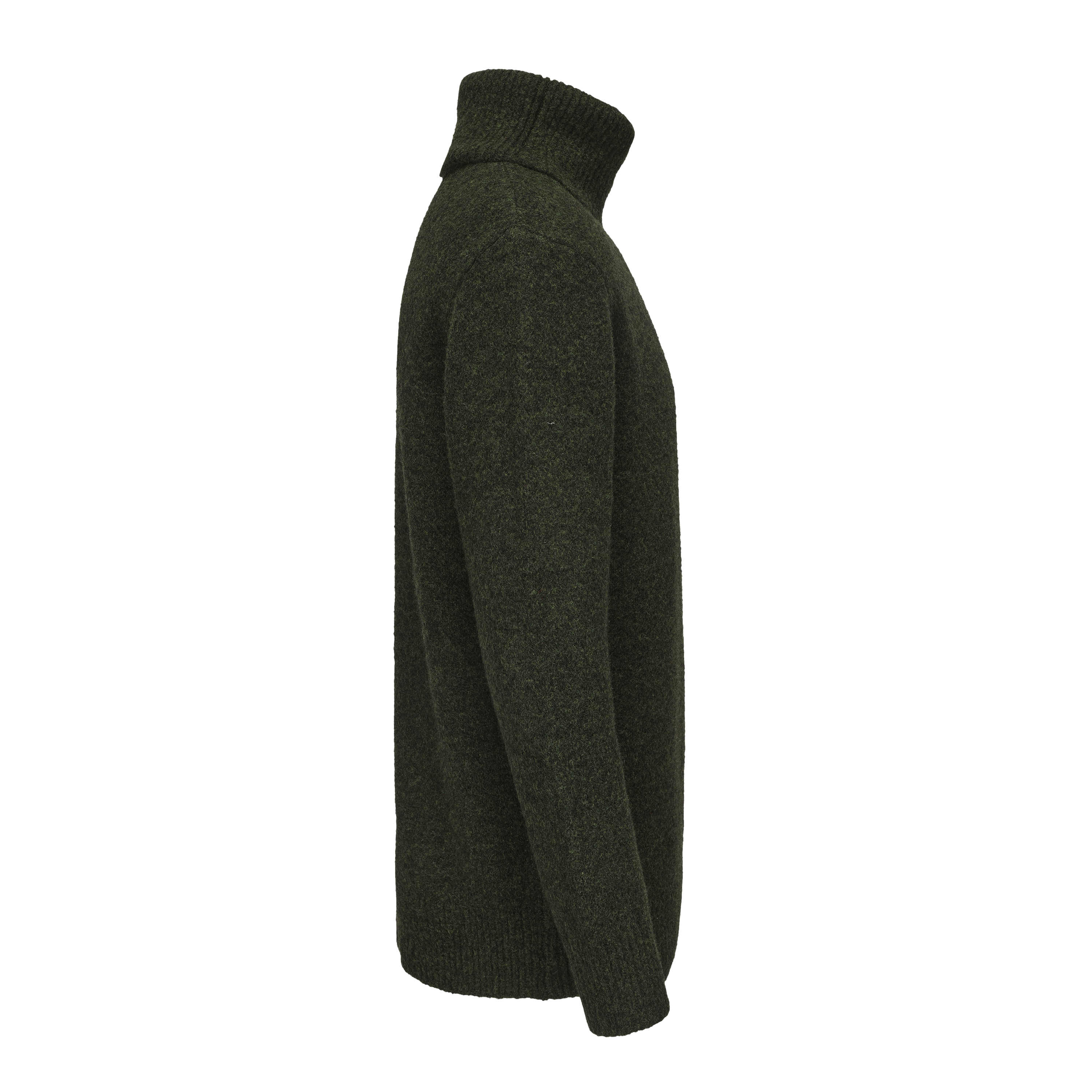 Wool Blend Turtleneck Knitted Sweater