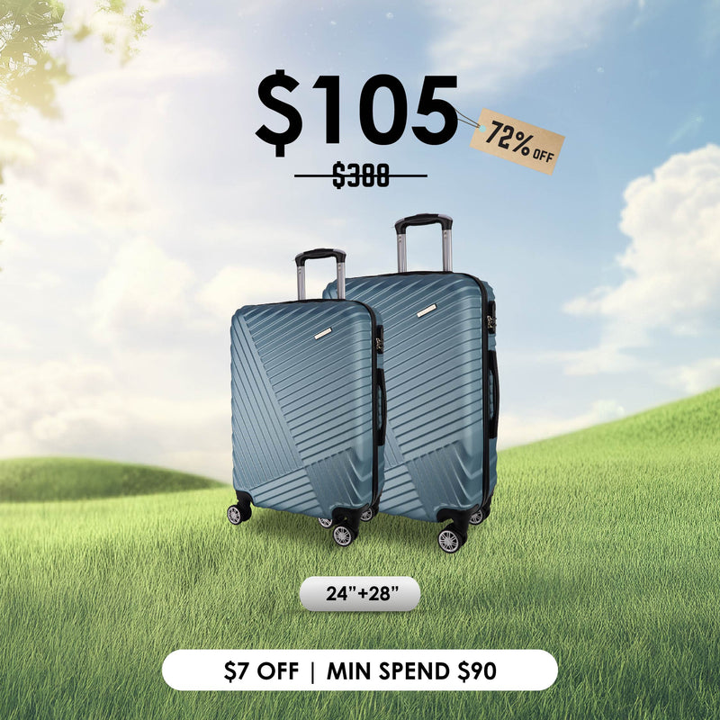 URBANlite Novus  24"+28" Bundle | 8-Wheel Spinner | Hard Case Luggage