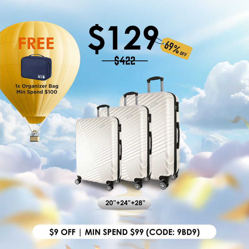 URBANlite Novus  20"+24"+28" Bundle | 8-Wheel Spinner | Hard Case Luggage