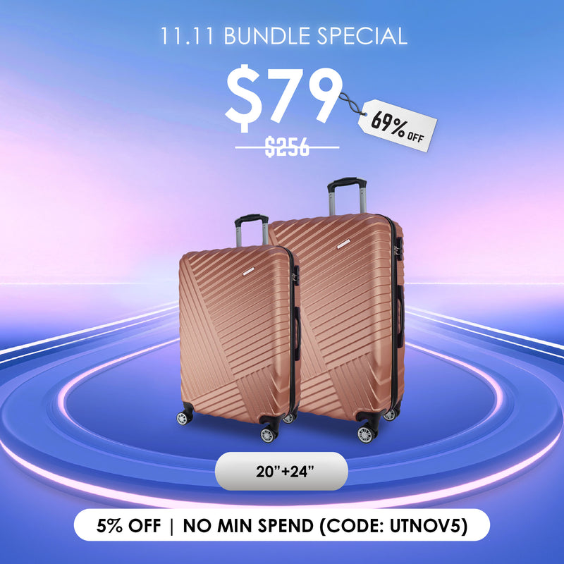 URBANlite Novus  20"+24" Bundle | 8-Wheel Spinner | Hard Case Luggage