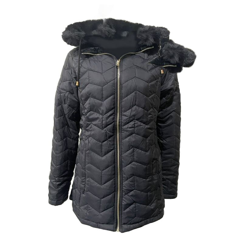 Universal Traveller - Women's Reversible Padded Jacket with Hood-PJW23502
