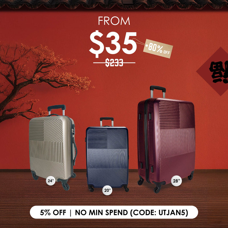 URBANlite Ray 20"/24"/28" | 4-Wheel Spinner | Anti-Scratch | Hard Case Luggage