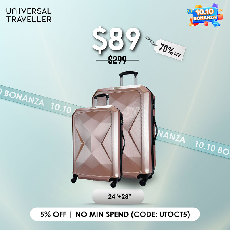 URBANlite Rubik 24"+28" Bundle | 4-Wheel Spinner | Hard Case Luggage