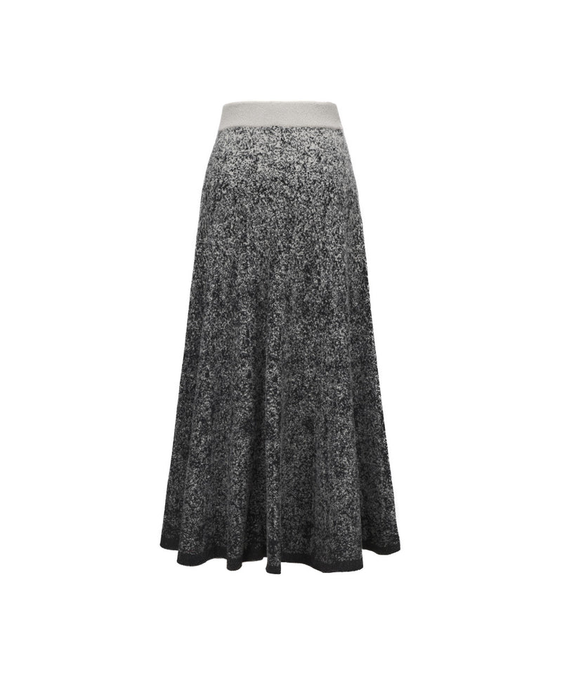 WOMEN KNITTED FLARE SKIRT