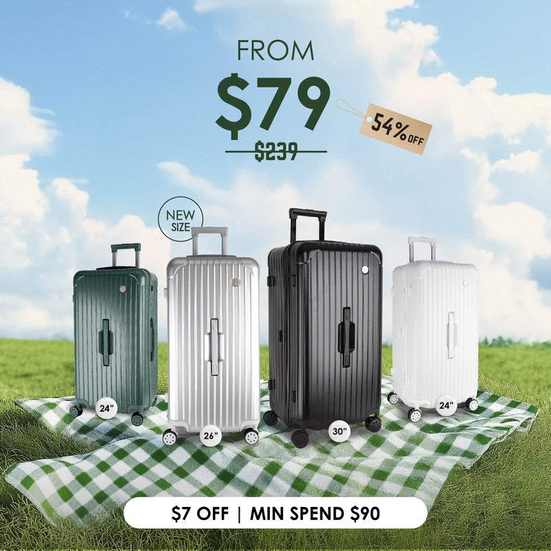 Terminal Trunk  24" / 26" /  30"  360° 8-Wheel Spinner | TSA |  Anti Theft Zipper  | ABS +PC