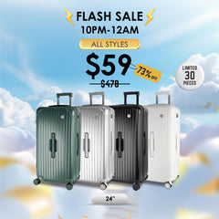 6 May-10PM-12AM : Shocking Sale $59 Terminal Trunk 24
