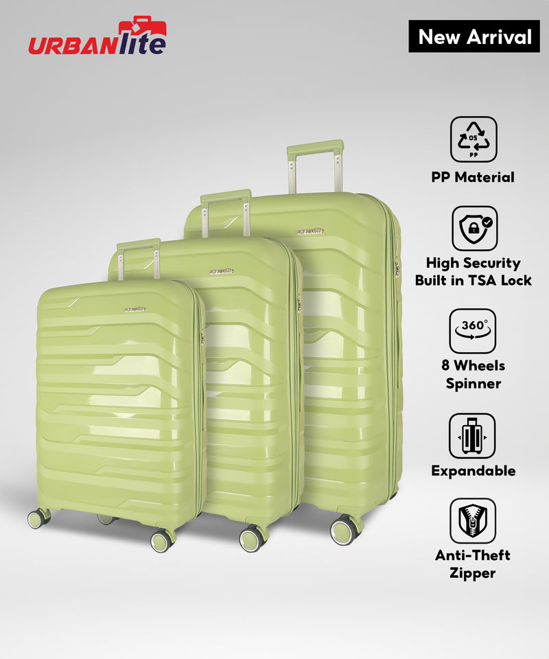 (NEW LAUNCH) Urbanlite TROVE 2.0- 3 in 1 Bundle"  360° 8-Wheel Spinner | TSA I Expandable | Anti Theft | 100% Polypropylene (Copy)