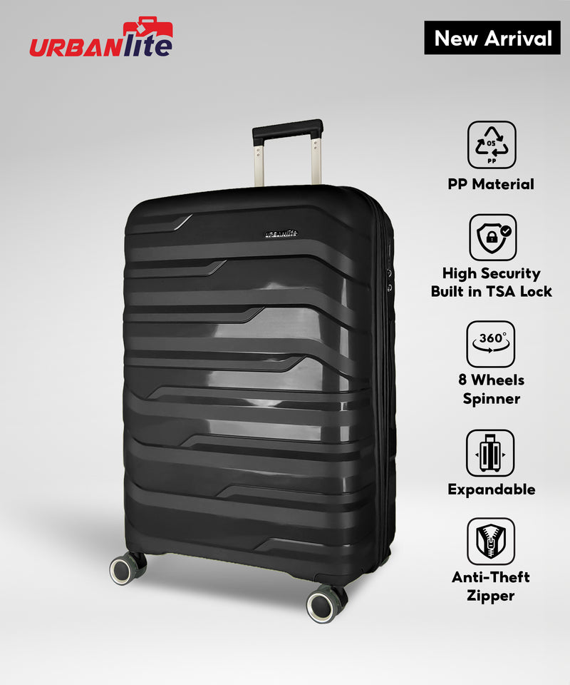 Urbanlite TROVE  2.0-20" / 24" / 28" 360° 8-Wheel Spinner | TSA I Expandable | Anti Theft | 100% Polypropylene