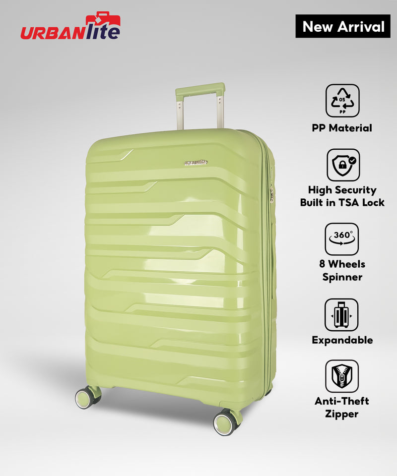 Urbanlite TROVE  2.0-20" / 24" / 28" 360° 8-Wheel Spinner | TSA I Expandable | Anti Theft | 100% Polypropylene