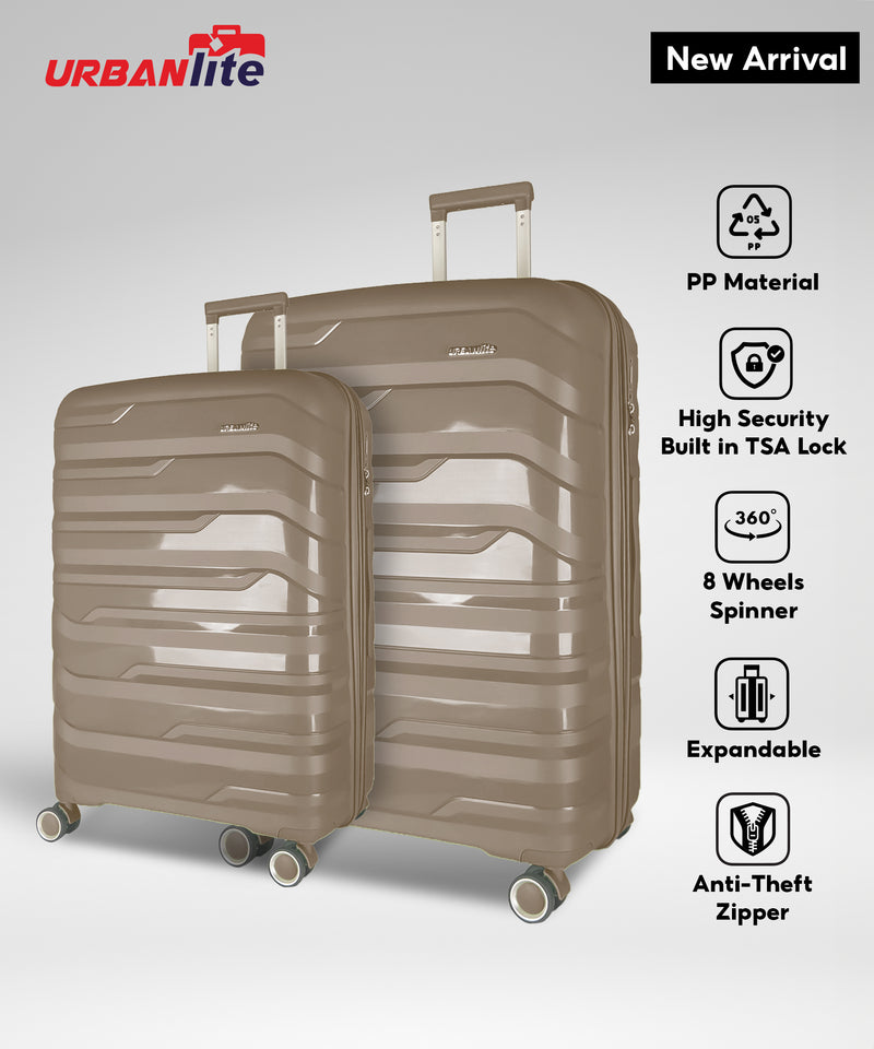 (NEW LAUNCH) Urbanlite TROVE 2.0- 3 in 1 Bundle"  360° 8-Wheel Spinner | TSA I Expandable | Anti Theft | 100% Polypropylene (Copy)