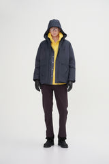 Down Jacket With Internal Shoulder Straps