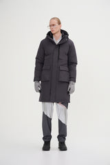 Minimalist Full Length Down Jacket