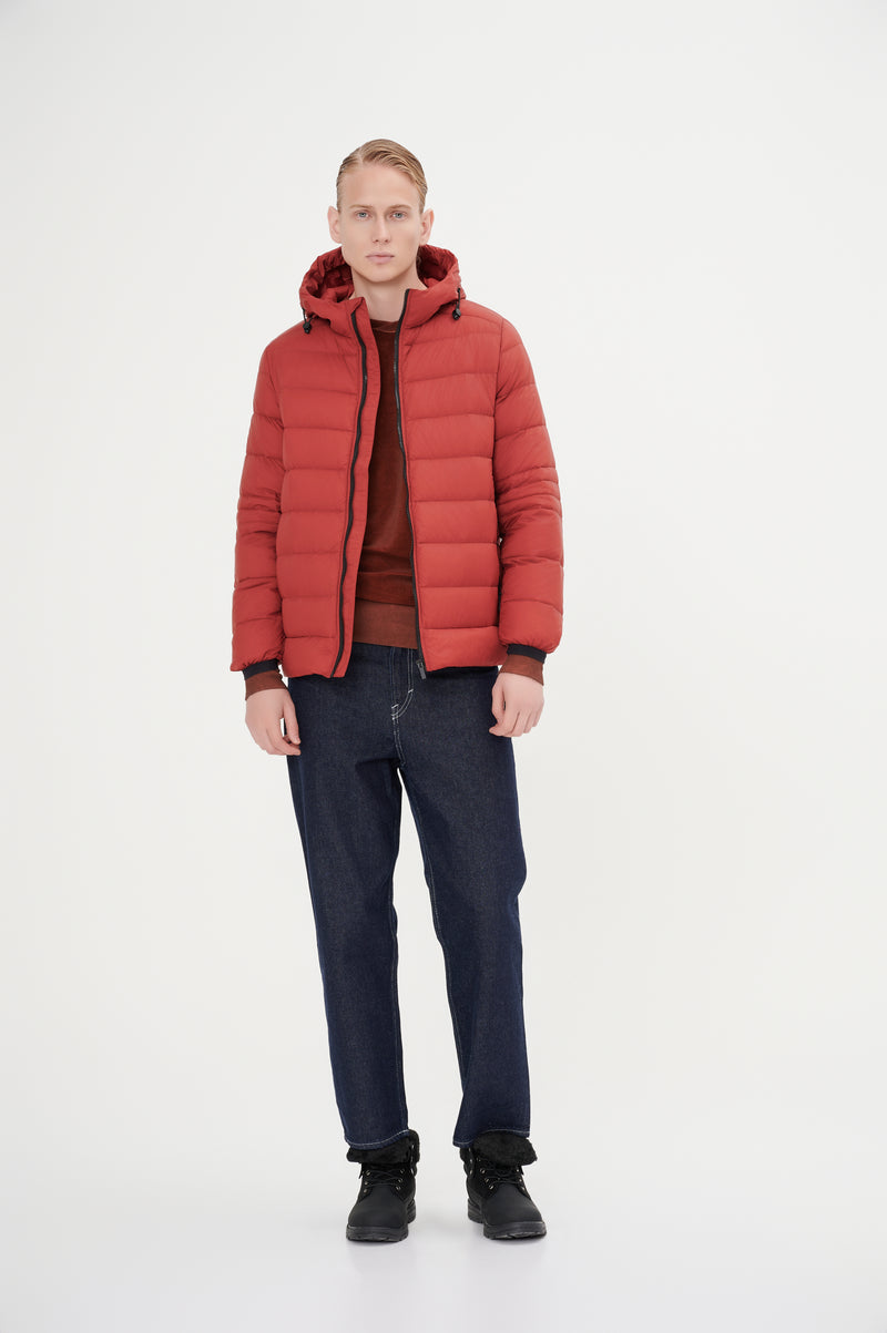 Warm And Packable Light Weight Down Jacket