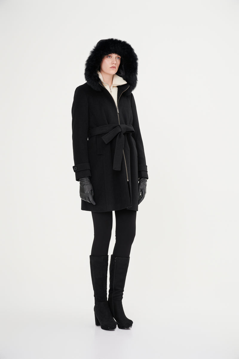 Premium Cashmere Coat Women