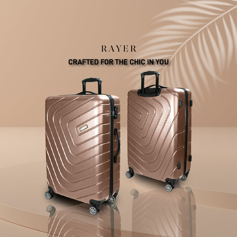 URBANlite Rayer 24"+28" Bundle | 8-Wheel Spinner | Anti-Scratch | Hard Case Luggage