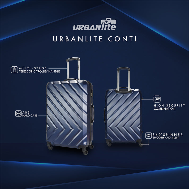URBANlite Conti 20"+24" Bundle | 4-Wheel Spinner | Anti-Scratch | Hard Case Luggage