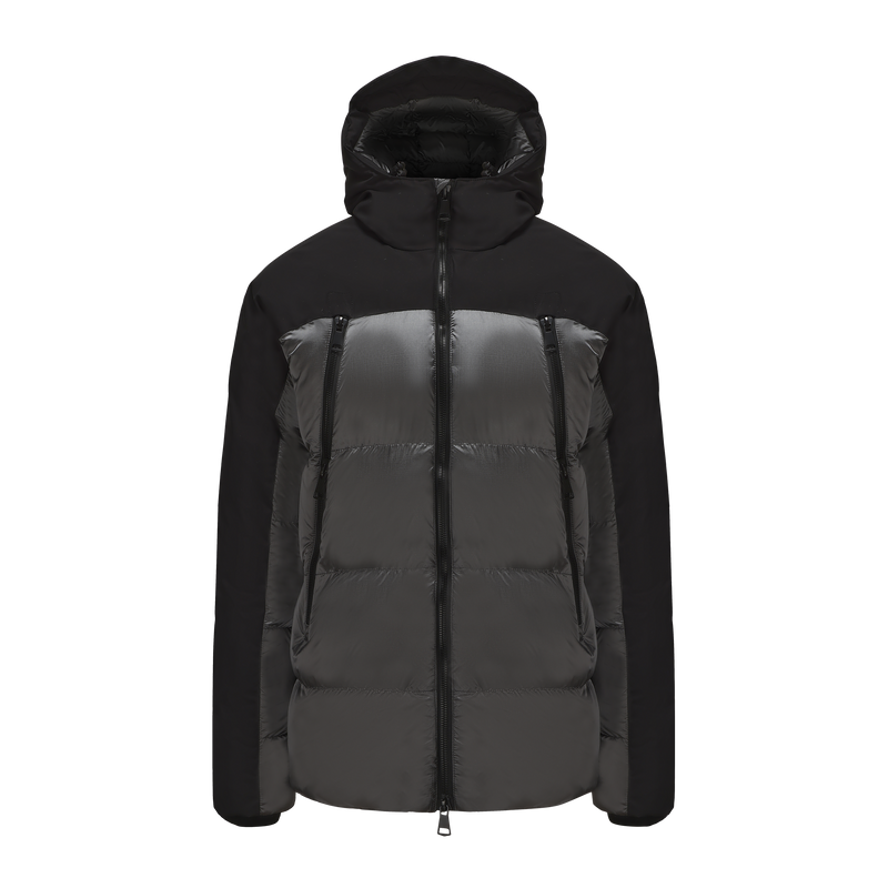 Dual-Fabric Padded Jacket