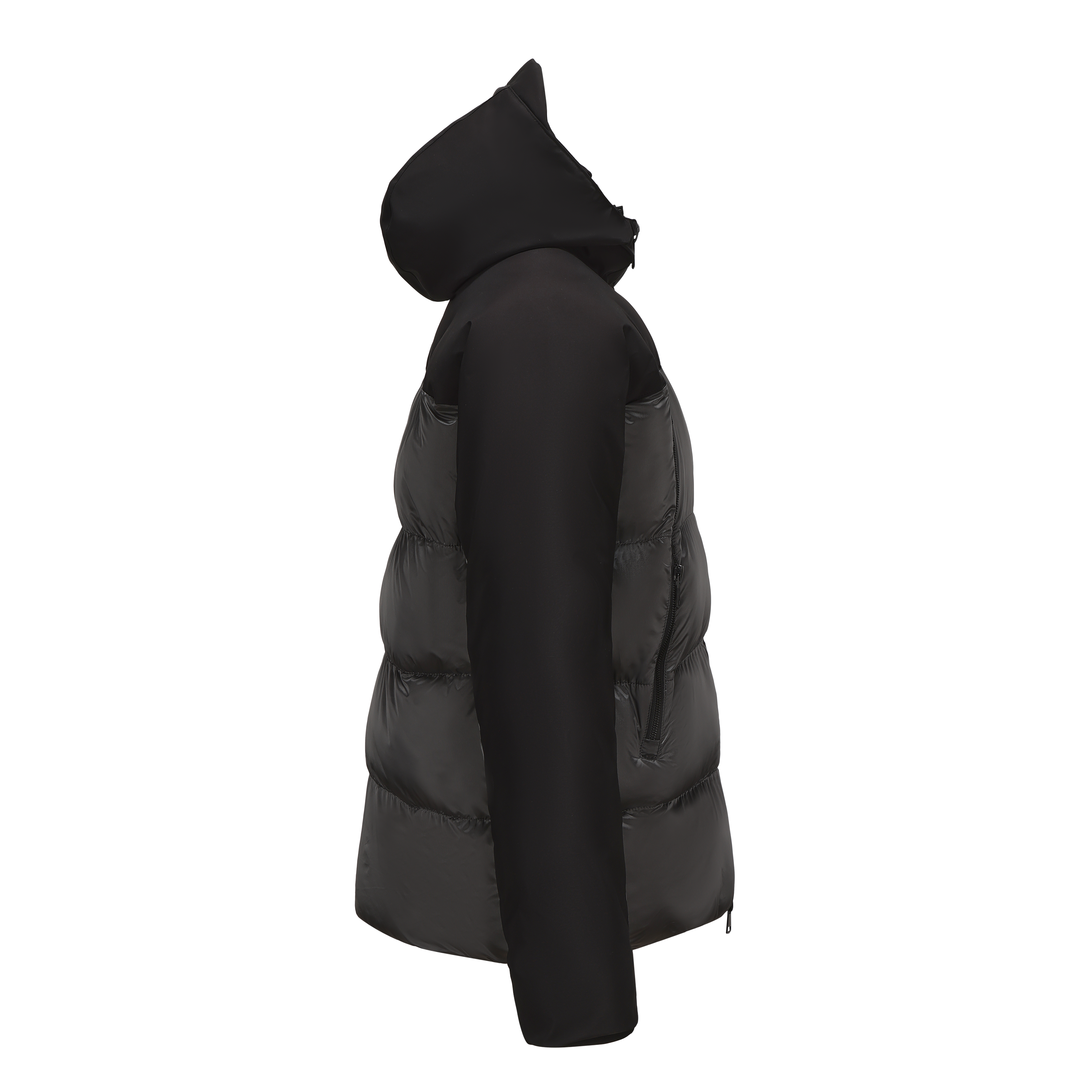 Men Dual-Fabric Padded Jacket