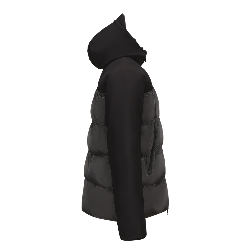 Dual-Fabric Padded Jacket