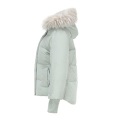 Universal Traveller Women's Down Jacket with Curved Hem