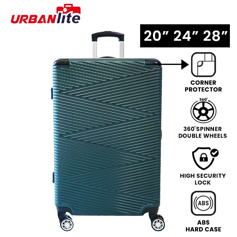 7 May : 8PM-10PM : Shocking Sale $29 URBANlite 20" | 8-Wheel Spinner | Anti-Scratch | Hard Case Luggage