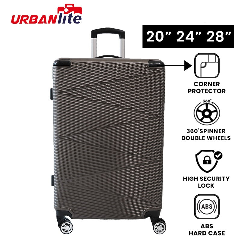 7 May : 8PM-10PM : Shocking Sale $29 URBANlite 20" | 8-Wheel Spinner | Anti-Scratch | Hard Case Luggage