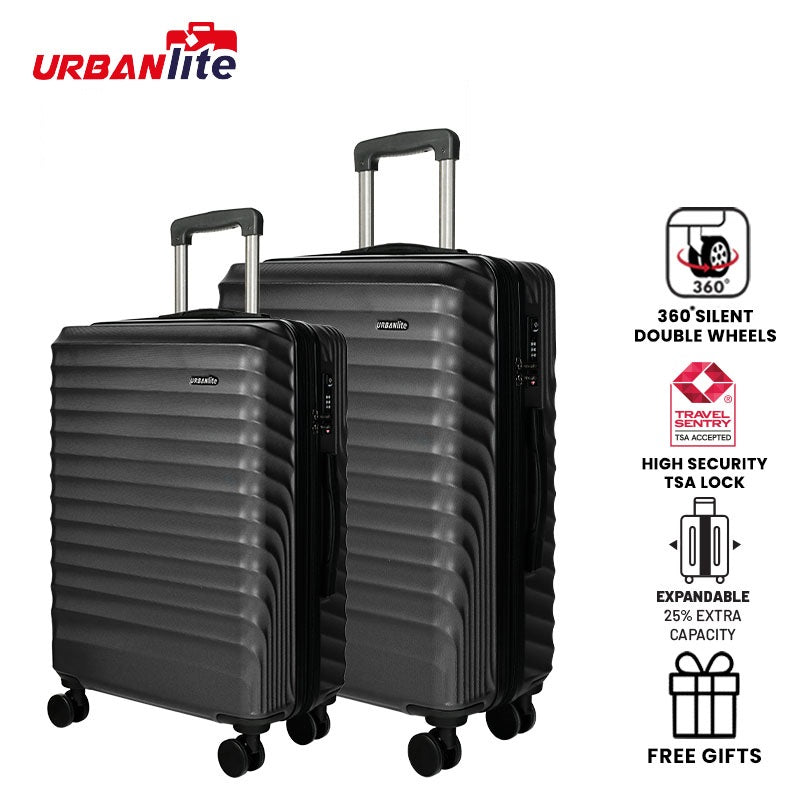 URBANlite LUSH  20"+24" 360° 8-Wheel Spinner | TSA Lock I Expandable |Hard Case Luggage