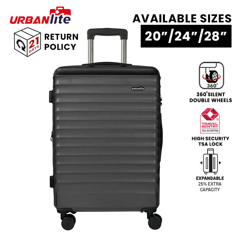 (NEW LAUNCH  URBANlite LUSH  20" / 24" / 28" 360° 8-Wheel Spinner | TSA Lock I Expandable |Hard Case Luggage-ULH 22912