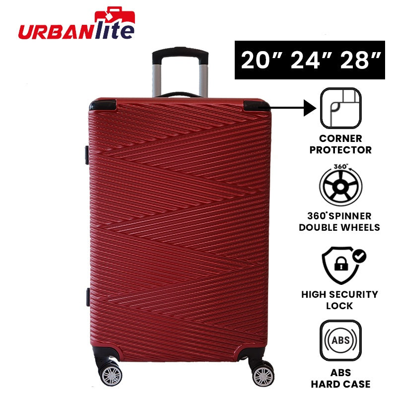 7 May : 8PM-10PM : Shocking Sale $29 URBANlite 20" | 8-Wheel Spinner | Anti-Scratch | Hard Case Luggage