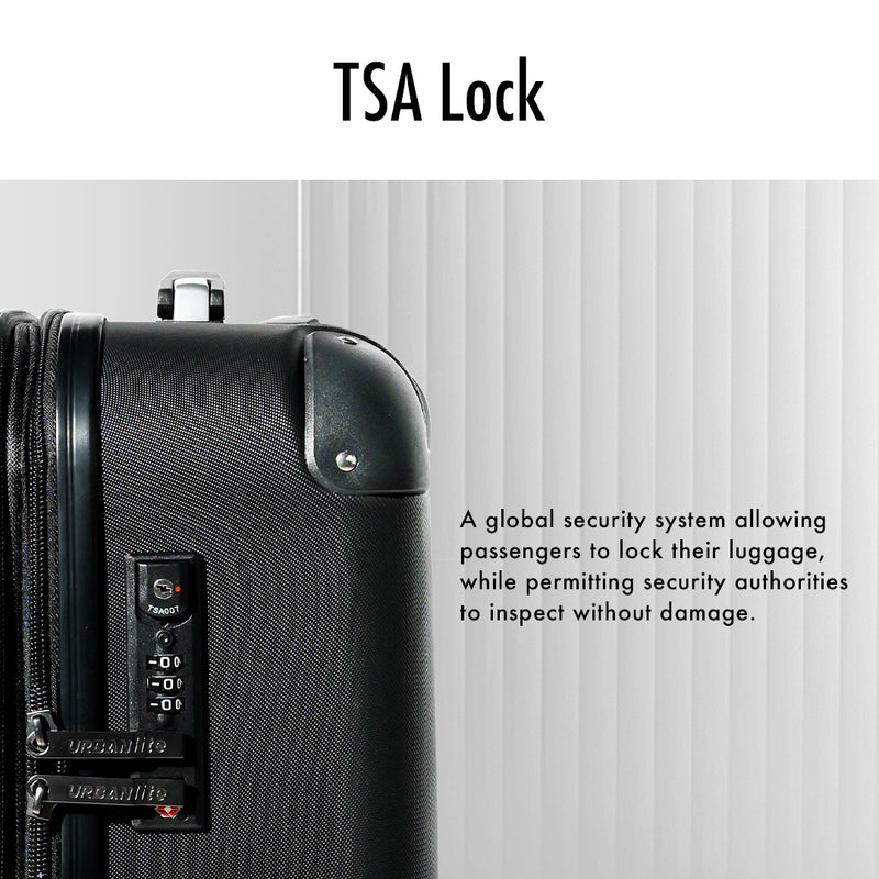 URBANlite VERTEZ  20" / 24" / 28" 360° 8-Wheel Spinner | TSA Lock I Expandable |Corner Guard Hard Case Luggage