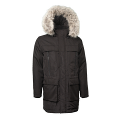 Classic Mixed Fabrication Down Jacket