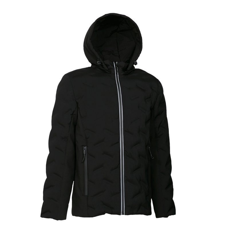 Heat Seal Down Parka Jacket With Reflective Print - Universal Traveller SG